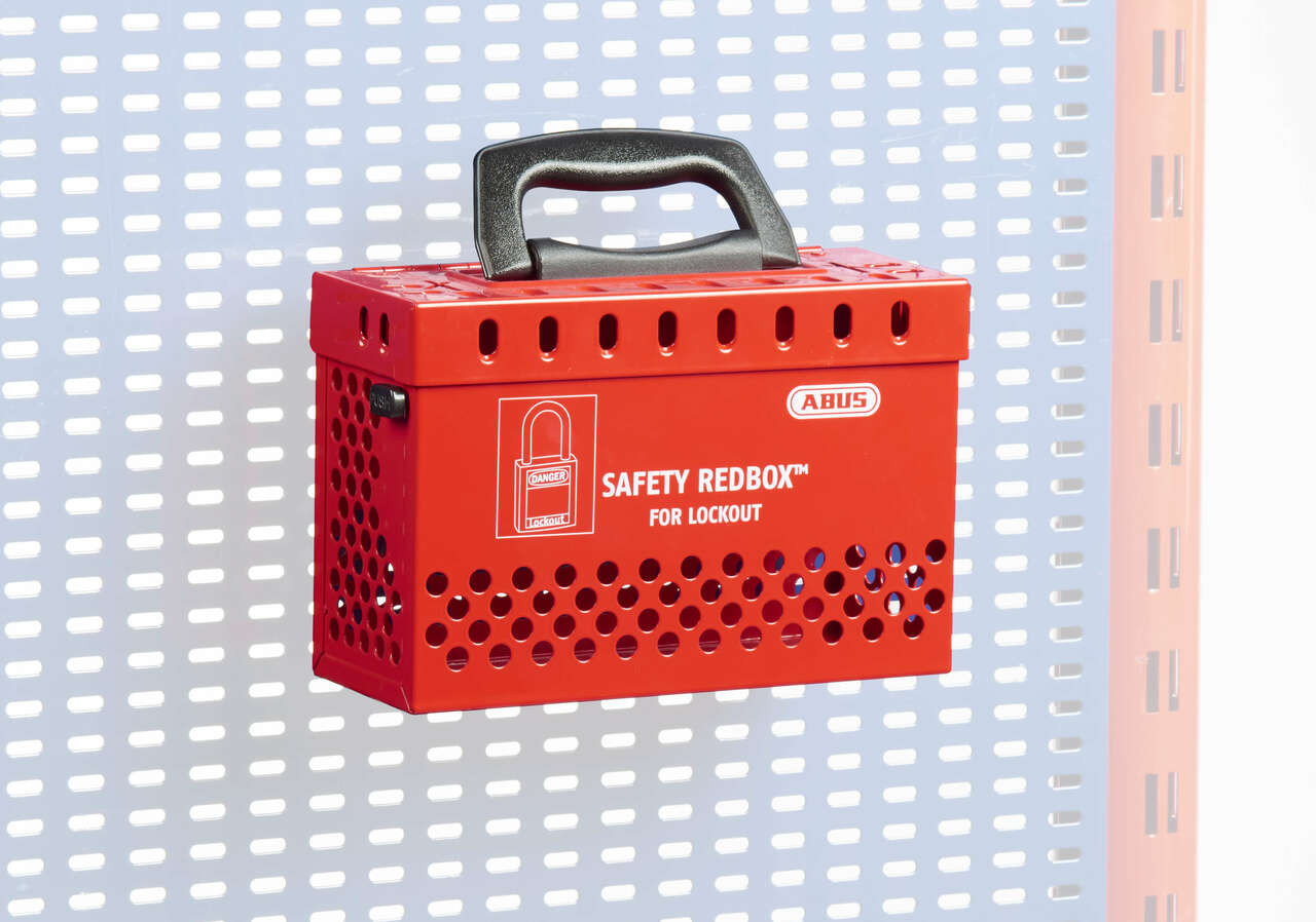 ABUS B835RED Standard Redbox™ w/ 12 padlock eyelets