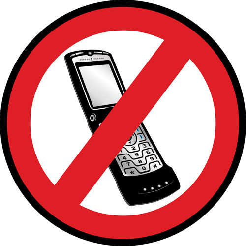 No Cell Phone Sign