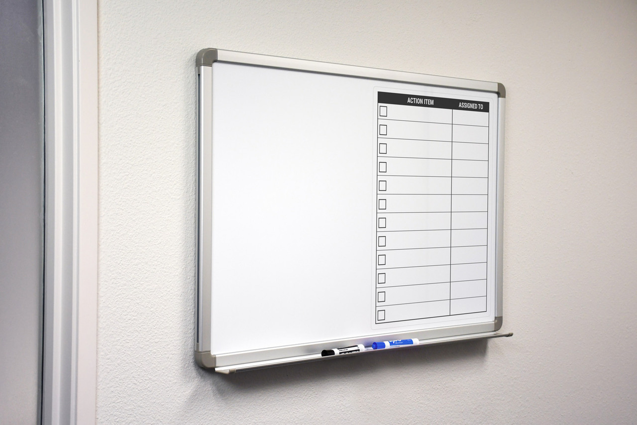 White Board Sticker Dry Erase Message Board Film Decal for Home and Office