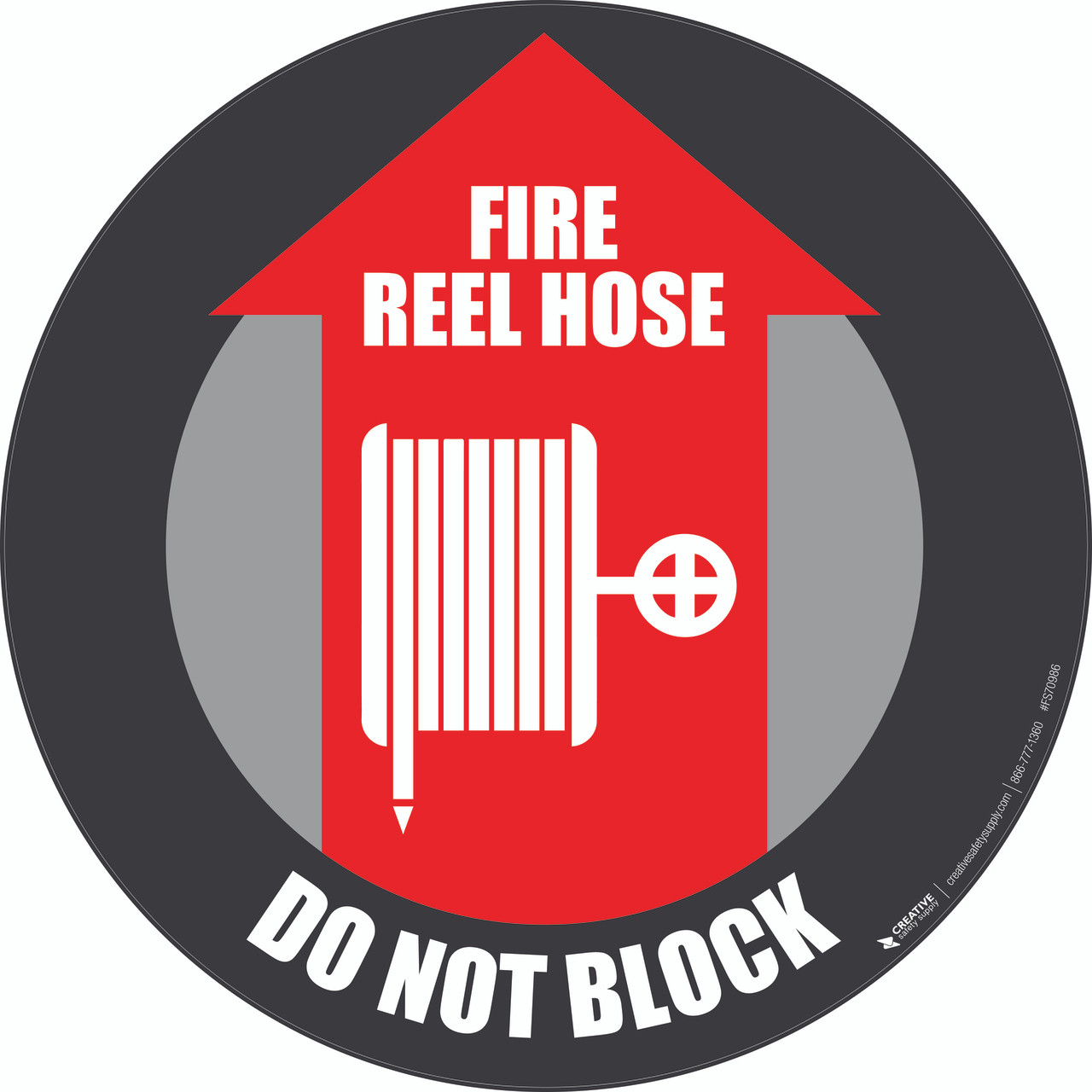 VARIOUS SIZES SIGN & STICKER OPTIONS FIRE HOSE REEL SIGN FIRE SAFETY SIGN 
