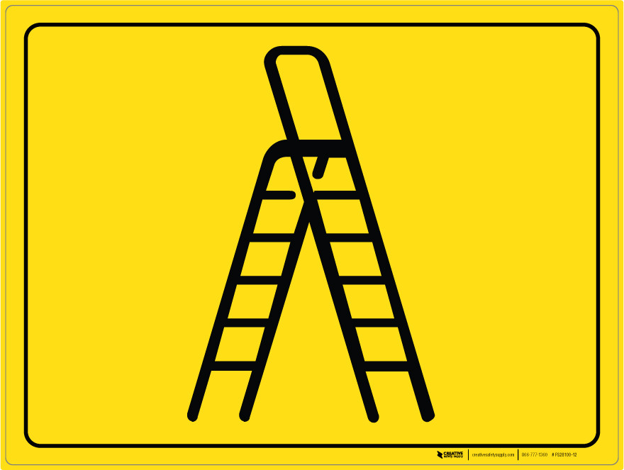 Ladder Parking - Floor Marking Sign | Creative Safety Supply