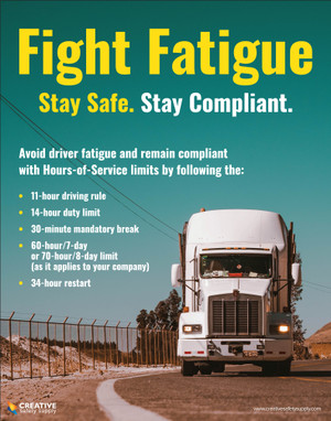 Trucker Safety Posters for Sale