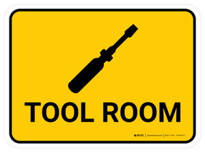 Tool Room Rectangular - Floor Sign