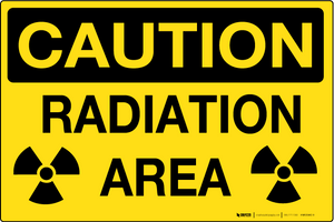Area - Caution Radiation Area プログレ Buy Caution Radiation Area Sign for only $34 at Z&Z Medical