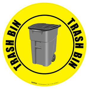 Place All Rubbish In Bins Provided General Sign | Lasting Impressions