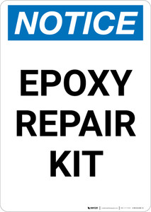Notice: Epoxy Repair Kit Portrait