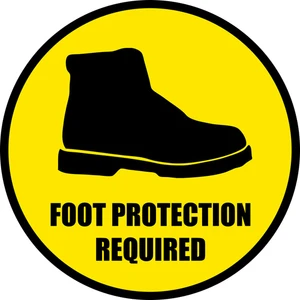 Foot Protection Sign