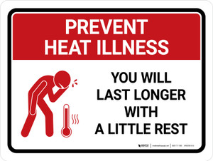 You Will Last Longer With A Little Rest Landscape - Wall Sign