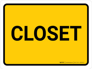 Closet Landscape - Wall Sign