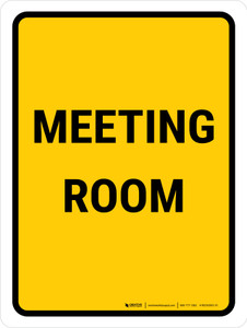 Meeting Room Portrait - Wall Sign