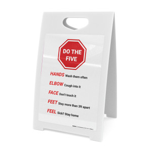 Do The Five Stop Sign Graphic - A-Frame Sign