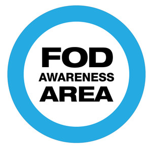FOD Awareness Area Type A (Floor Sign)