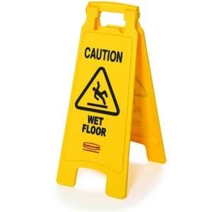 Two-Sided Floor Sign by Rubbermaid