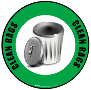 Clean Rags Floor Sign