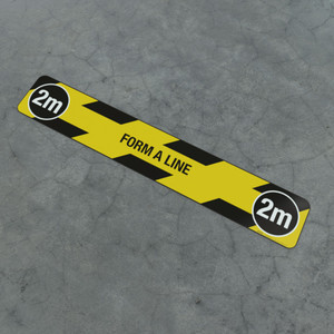 Form A Line 2M - Social Distancing Strip