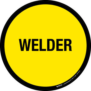 Welder Floor Sign