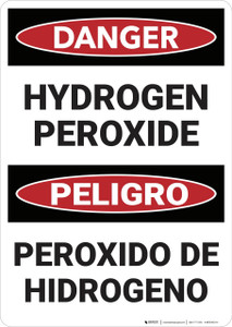 Danger: Hyrdrogen Peroxide - Wall Sign