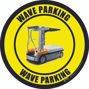 WAVE Parking Floor Sign