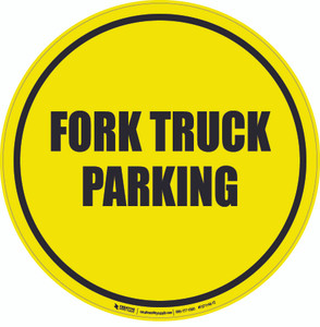 Fork Truck Parking Floor Sign