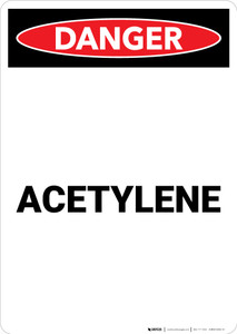 Acetylene - Portrait Wall Sign
