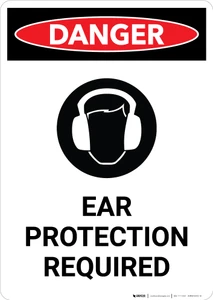 Peligro Authorized Personnel Only Spanish - Portrait Wall Sign