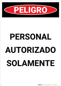 Pesticides No Entry Spanish with Icon - Portrait Wall Sign