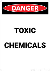 Toxic Chemicals - Portrait Wall Sign
