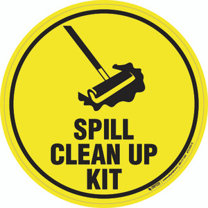 Spill Clean Up Kit - Floor Sign
