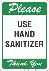 Please Use Hand Sanitizer - Wall Sign