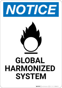 Notice: Global Harmonized System - Wall Sign