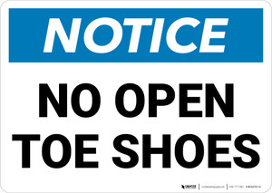 no open toe shoes