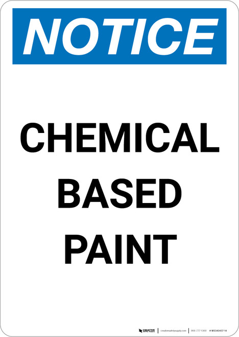 Notice: Chemical Based Paint Portrait