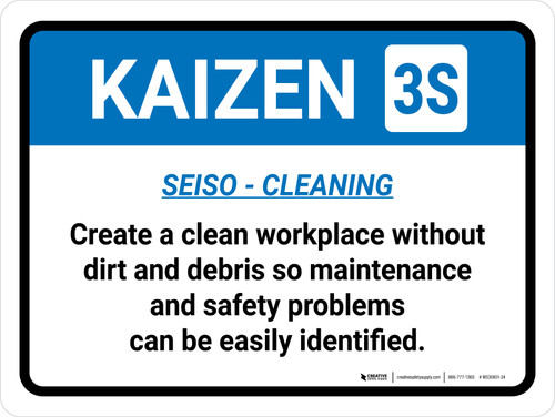 Kaizen 3S Landscape - Wall Sign