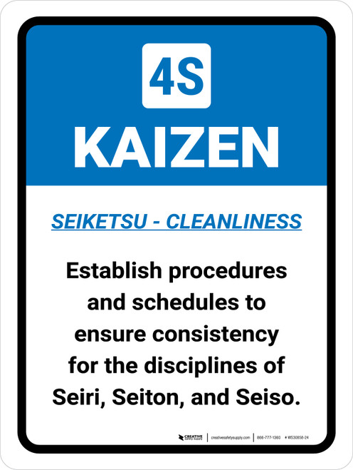 Kaizen 4S Portrait - Wall Sign