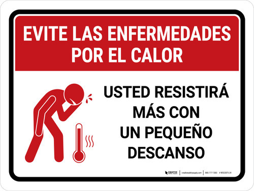 You Will Last Longer With A Little Rest Spanish Landscape - Wall Sign