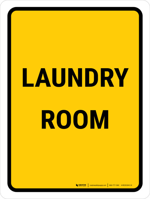 Laundry Room Portrait - Wall Sign