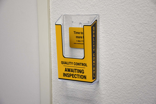 Quality Control (Awaiting Inspection) - Tag Holder