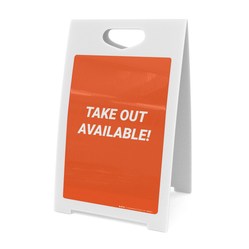 Take Out Available! - A-Frame Sign
