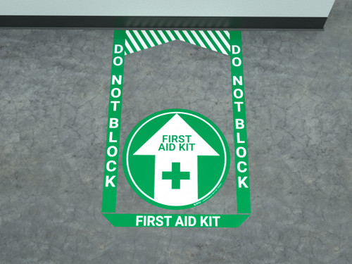 First Aid Kit - Pre Made Floor Sign Bundle