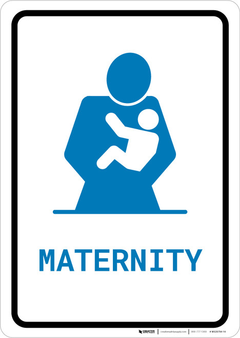 Maternity with Icon Portrait v2 - Wall Sign