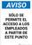 Notice: Only Employees Permitted Beyond This Point Spanish - Portrait Wall Sign