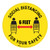Social Distancing for your Safety - Floor Sign