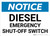 Notice: Diesel Emergency Shut-Off Switch Landscape