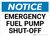 Notice: Emergency Fuel Pump Shut-off with Icon Landscape
