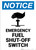 Notice: Emergency Fuel Shut-Off Switch with Icon Portrait