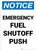 Notice: Emergency Fuel Shutoff Push Portrait