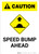 Caution: Speed Bump Ahead with Icon Portrait