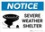Notice: Severe Weather Shelter Landscape