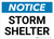 Notice: Storm Shelter Landscape