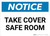 Notice: Take Cover Severe Weather Landscape